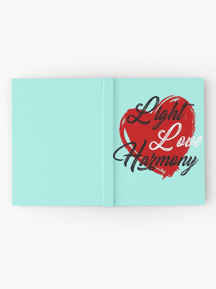 Alternate view of Light, Love & Harmony - Willow Bend Zen decal Hardcover Journal