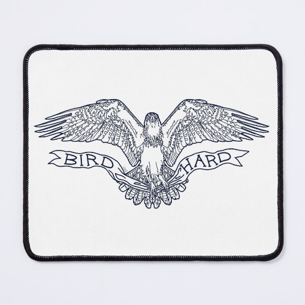 Item preview, Bird Hard (Navy Lines) designed and sold by LauraWolfArtist.
