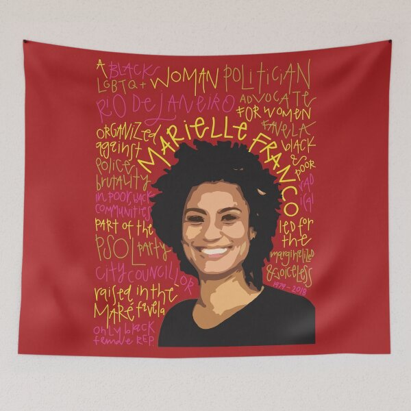 Item preview, Marielle Franco designed and sold by PoliticsPrint.