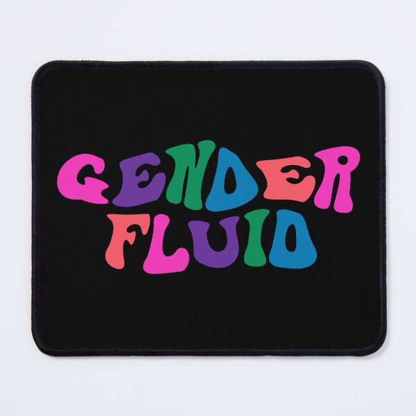 Item preview, Genderfluid - Liquid Text Design - LGBT  designed and sold by CamSkot.