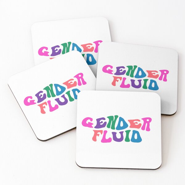 Item preview, Genderfluid - Liquid Text Design - LGBT  designed and sold by CamSkot.