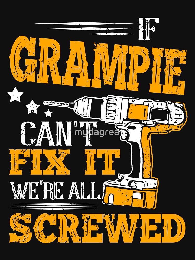 If Grandpa Can't Fix It No One Can Engraved Father's Day Grandpa