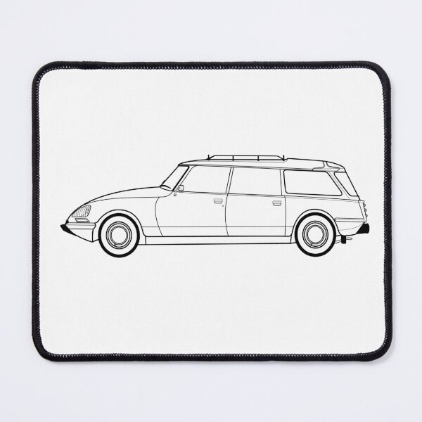 Item preview, Cit roen DS Safari / Break Line drawing artwork designed and sold by RJWautographics.