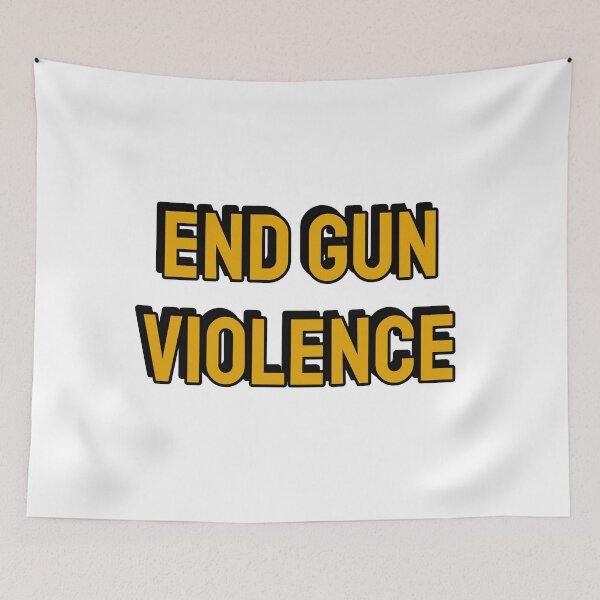 Item preview, End gun violence - no more silence designed and sold by Inspirationmotivation.