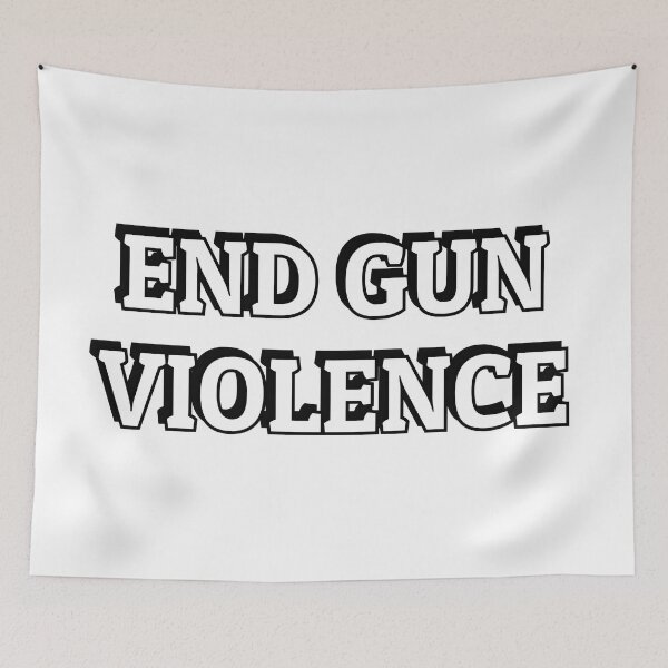 Item preview, End gun violence - no more silence designed and sold by Inspirationmotivation.