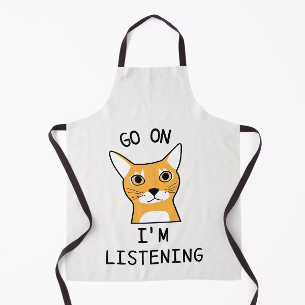 Item preview, Gato que escucha enfático - Estoy escuchando - Divertido designed and sold by Hic21.