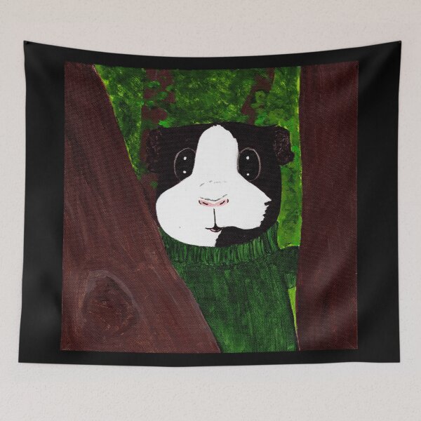 Item preview, A Forest Guinea Pig in Green designed and sold by Guinea Pigs and Books.