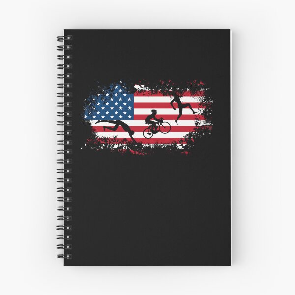 Item preview, triathlon american flag designed and sold by rachidhaz.