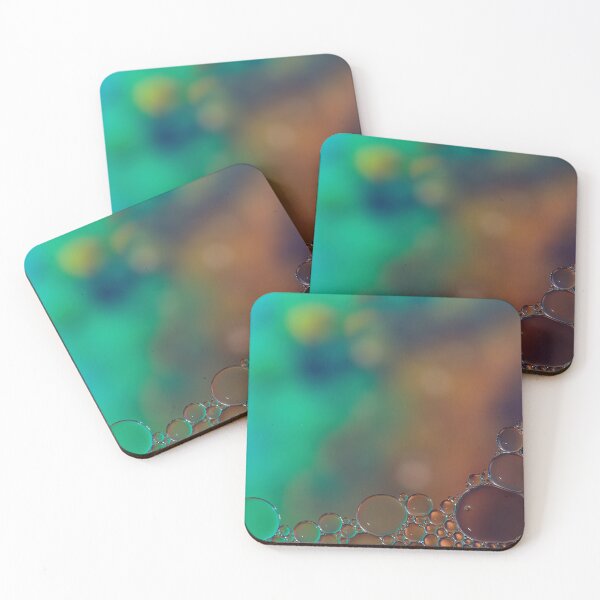 Item preview, Colorful blurry background, ornament made of soft clear bubbles designed and sold by Lukasz Szczepanski.