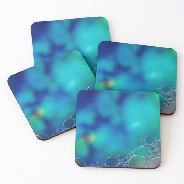 Item preview, Colorful blurry background, ornament made of soft clear bubbles designed and sold by Lukasz Szczepanski.
