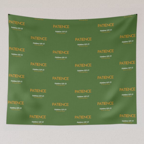 Item preview, The Fruit of The Spirit Patience - Green, Gold designed and sold by TheReporter1.