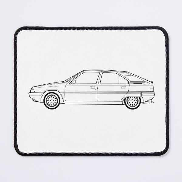 Item preview, Cit roen BX 16TRS  line drawing artwork designed and sold by RJWautographics.