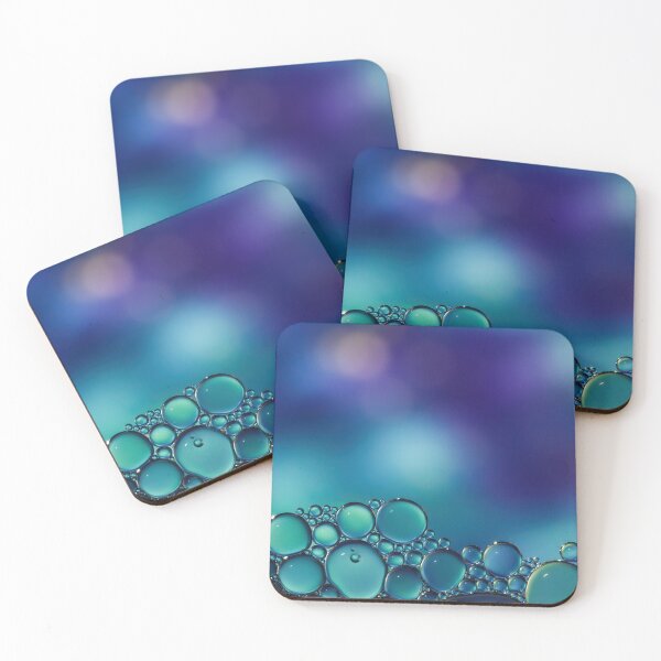 Item preview, Colorful blurry background, ornament made of soft clear bubbles designed and sold by Lukasz Szczepanski.