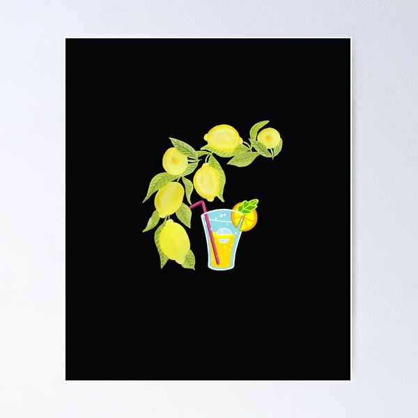 Item preview, lemonwello cocktail designed and sold by FRANI-ART.