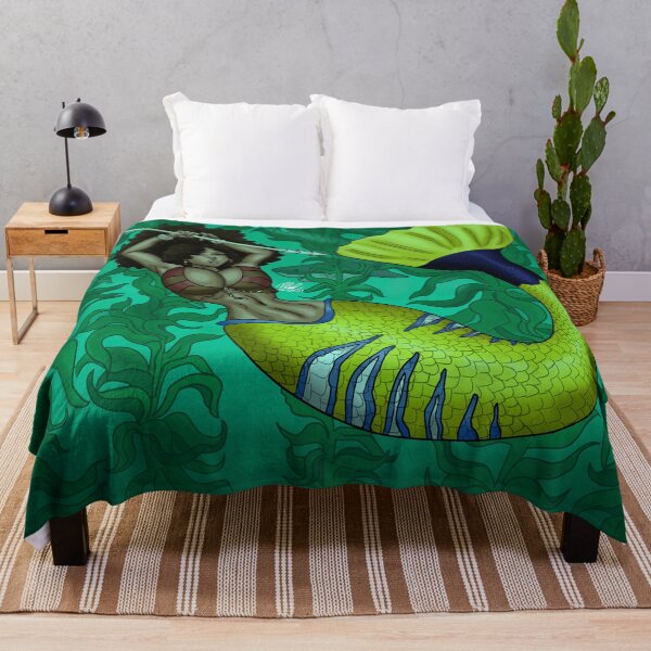 Item preview, Kelp Forest Mermaid designed and sold by OliverIlustra.