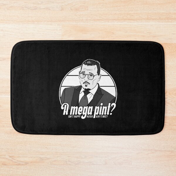 Item preview, A mega pint? Isn't happy hour anytime? Johnny Depp designed and sold by ActiveNerd.