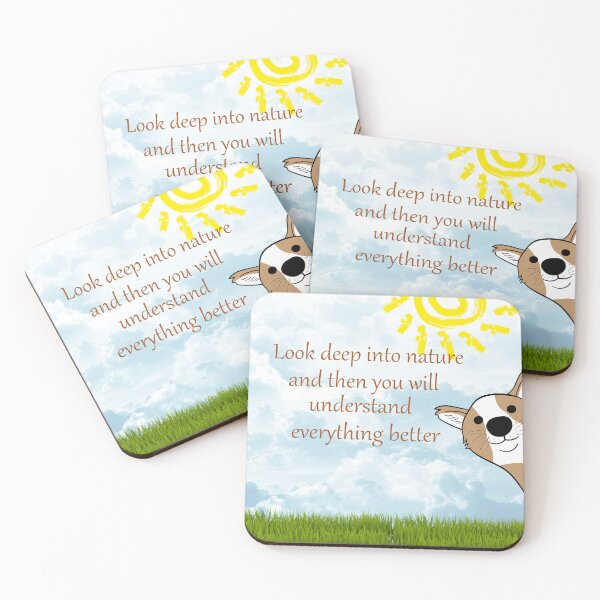 Item preview, Look deep into nature and then you will understand everything better designed and sold by Alta-store.