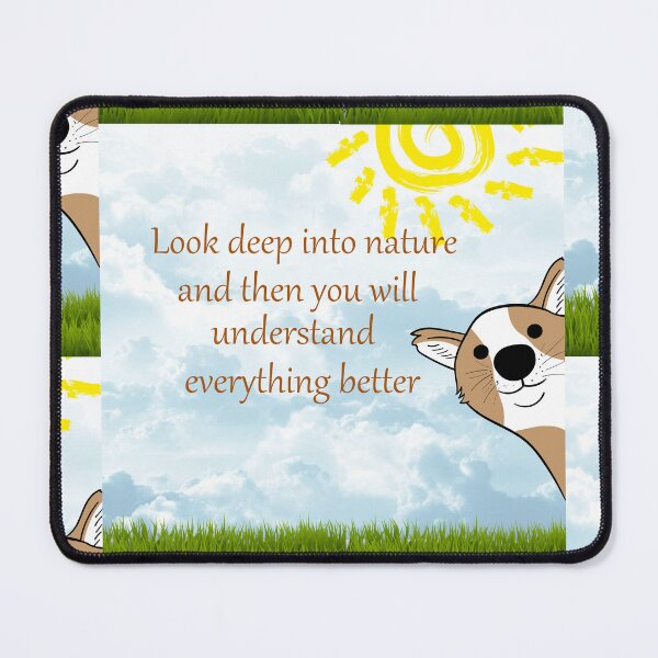 Item preview, Look deep into nature and then you will understand everything better designed and sold by Alta-store.