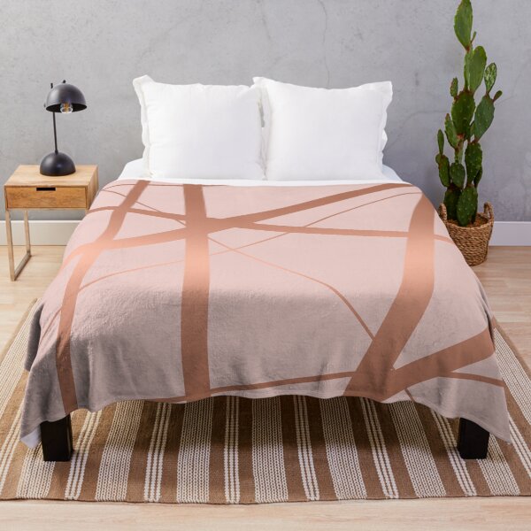 Item preview, Pink and Copper Geometric Lines designed and sold by UrbanEpiphany.