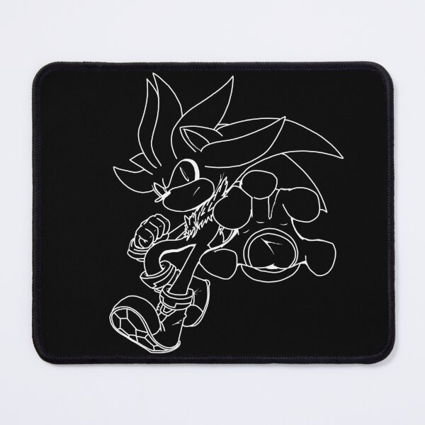 Item preview, Silver the Hedgehog (White Line) designed and sold by T-Draguuno.