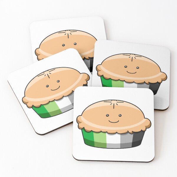 Item preview, Aromantic Pride Happy Pie designed and sold by CJ Vanderbeek.