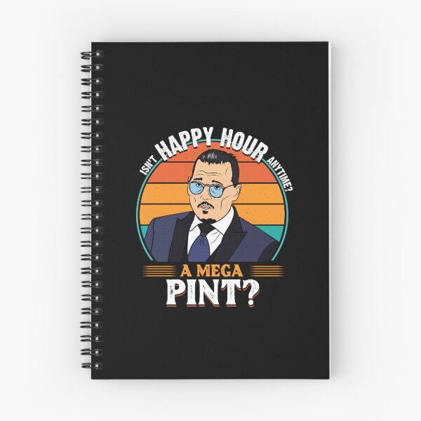 Item preview, Isn't Happy Hour Anytime.  A mega Pint? Johnny Depp designed and sold by ActiveNerd.