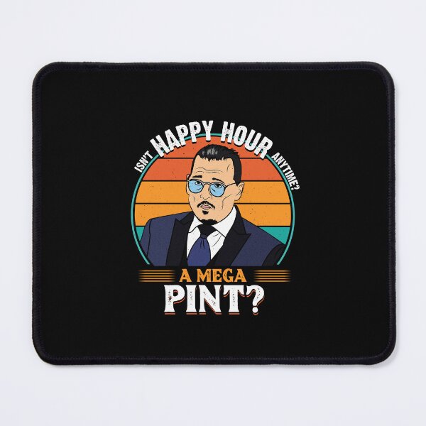 Item preview, Isn't Happy Hour Anytime. A mega Pint? Johnny Depp designed and sold by ActiveNerd.