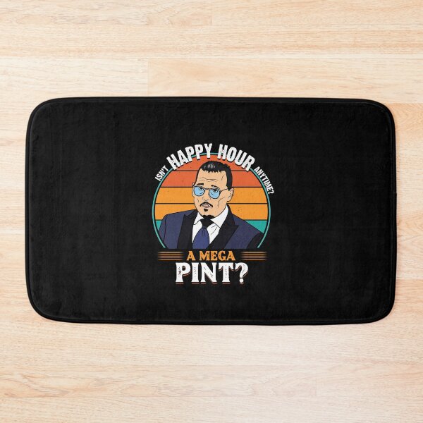 Item preview, Isn't Happy Hour Anytime.  A mega Pint? Johnny Depp designed and sold by ActiveNerd.