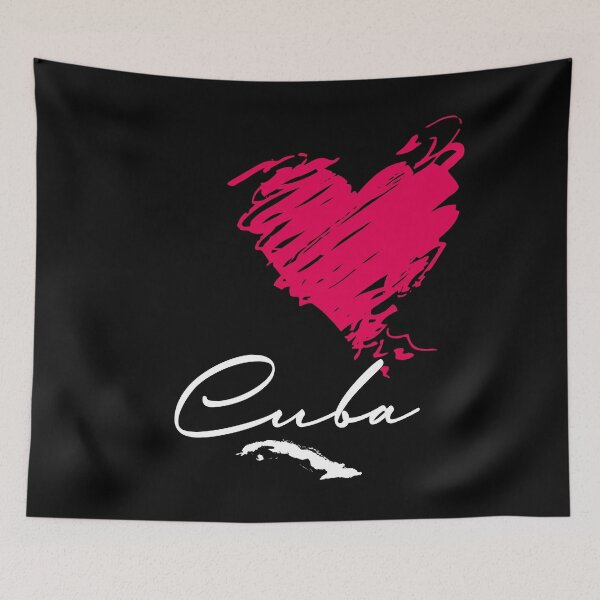 Item preview, Cuba Heart I Love Cuba designed and sold by Dubbra.