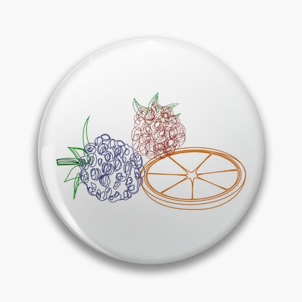 Item preview, berries blackberry raspberry and orange designed and sold by Zhanna Lenivaya.