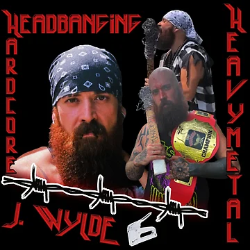 Artwork thumbnail, J Wylde Heavy Metal, Head Banging, Hardcore Merchandise by Tennessee Backyard Wrestling