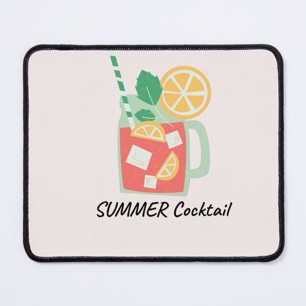 Item preview, lemon summer cocktail designed and sold by FRANI-ART.