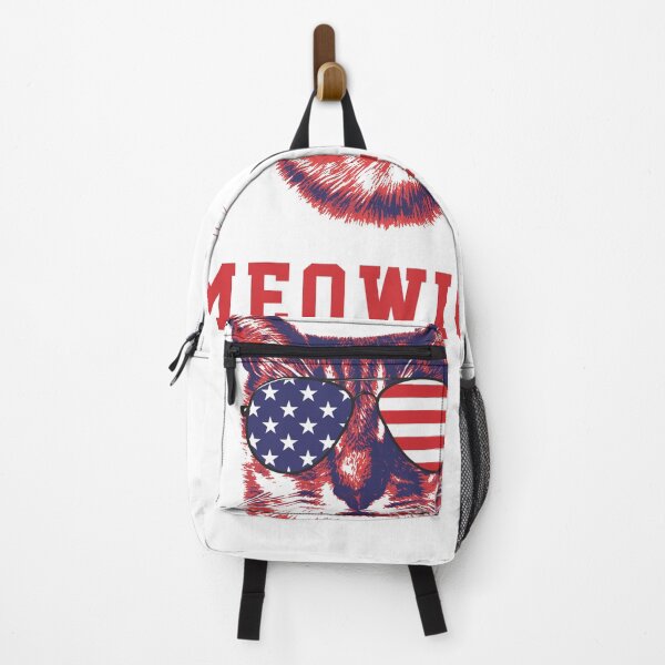 Artikelvorschau, Meowica | Amerikanische Flagge | Katze mit USA-Brille | Patriotisch | 4. Juli entworfen und verkauft von Ravenvine.