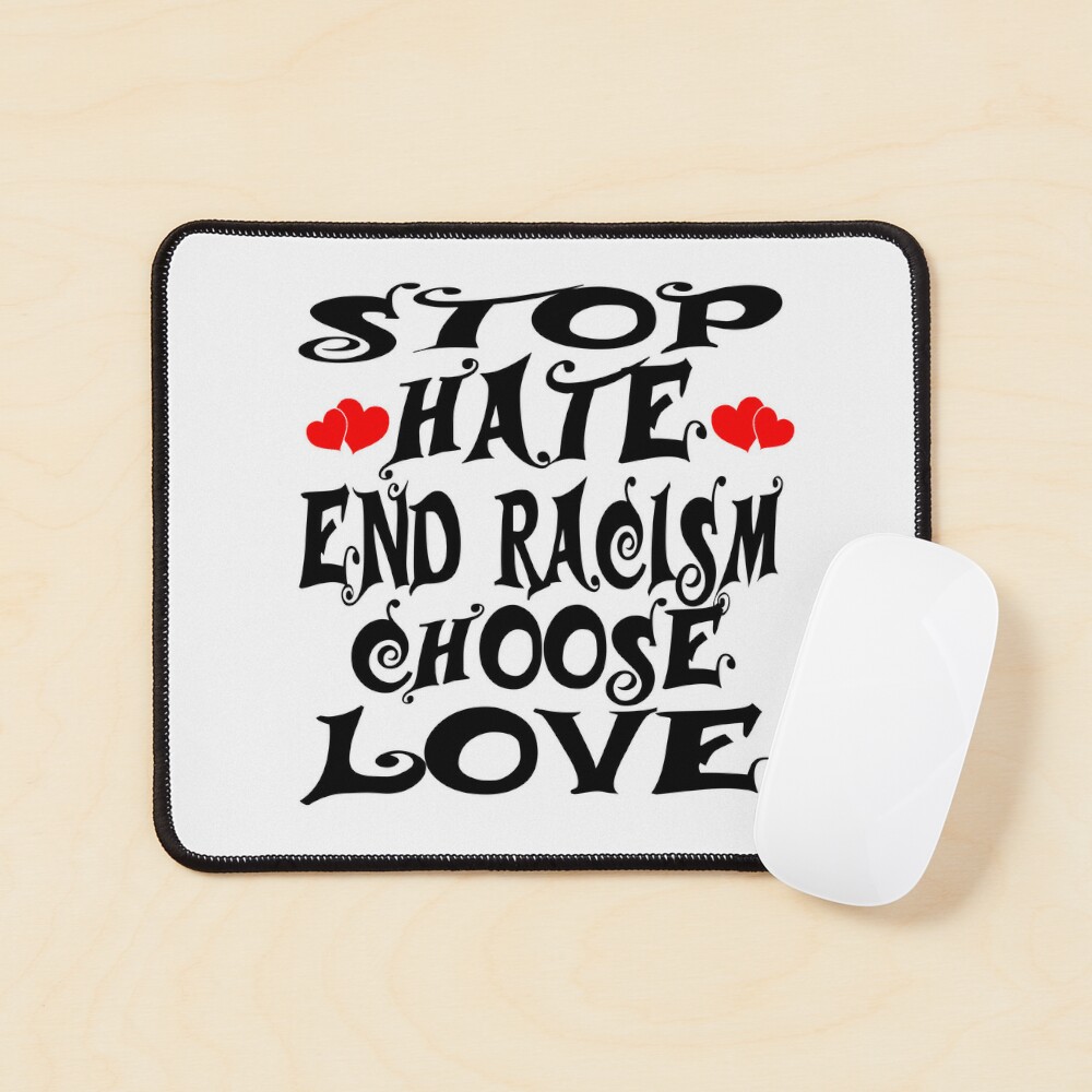 stop hate end racism choose love' Bandana