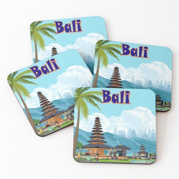 Item preview, BALI : Tourism Advertising Temples and Statues Print designed and sold by posterbobs.