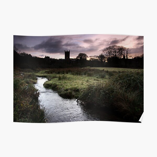 St David's Cathedral in the Distance Poster