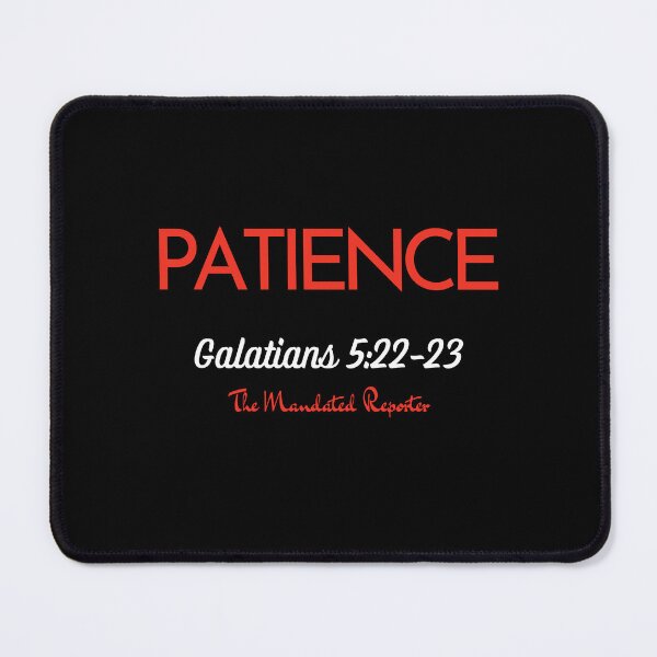 Item preview, The Fruit of The Spirit Patience - Black, Red designed and sold by TheReporter1.