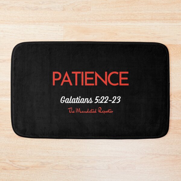 Item preview, The Fruit of The Spirit Patience - Black, Red designed and sold by TheReporter1.