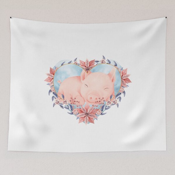 Item preview, Cute Sleeping Piggy designed and sold by AngelikaC04.