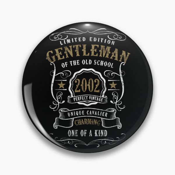 Item preview, 20 Birthday Vintage Gentleman 2002 designed and sold by Dubbra.