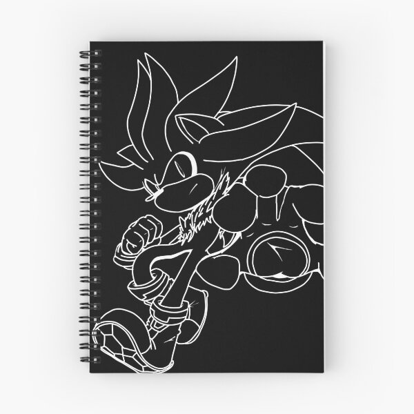 Item preview, Silver the Hedgehog (White Line) designed and sold by T-Draguuno.