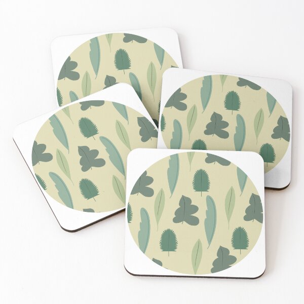 Item preview, Patterned Leaves designed and sold by BookwormSticker.