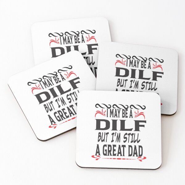 Item preview, Mens DILF Funny Dad Humor Tee Great Dad Funny Dad Gifts designed and sold by ASSOUKI9.