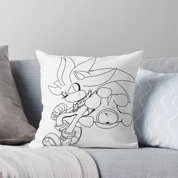 Item preview, Silver the Hedgehog (Black Line) designed and sold by T-Draguuno.