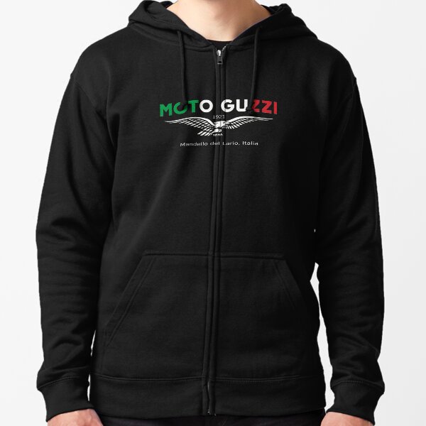 Moto Guzzi trois couleurs Veste zippée à capuche
