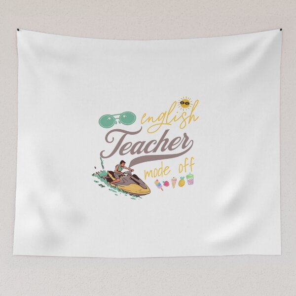 Item preview, English Teacher Mode Off , Last Day Of School , Funny English Teacher designed and sold by Alan-NY.
