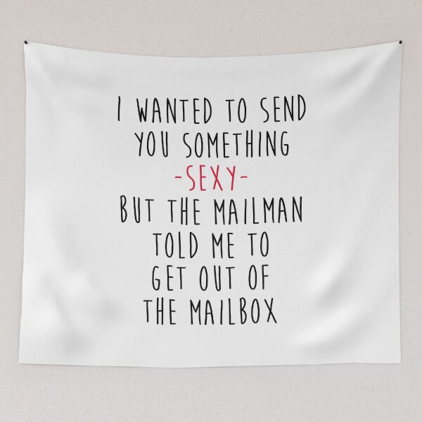 Item preview, I Wanted To Send You Something Sexy But The Mailman Told Me To Get Out Of The Mailbox - Long Distance Relationship designed and sold by T-shirt For You.