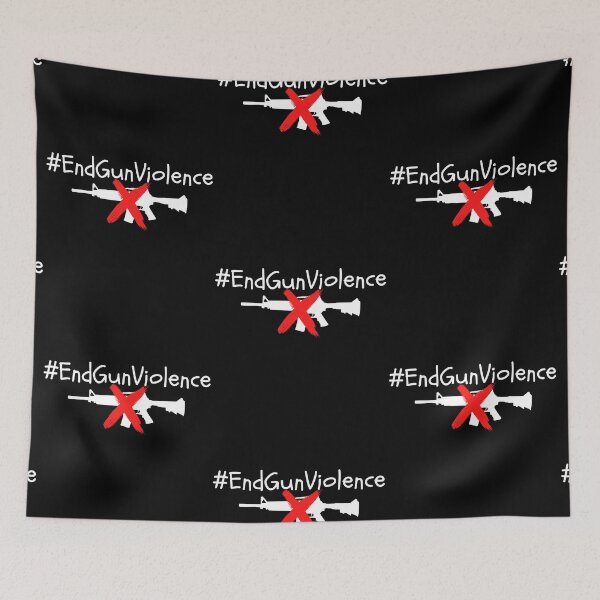 Item preview, #EndGunViolence Text Protest Design designed and sold by EarthArtDesigns.