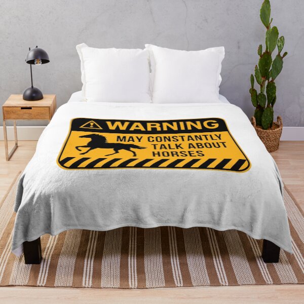 Item preview, Warning May Constantly Talk About Horses designed and sold by T-shirt For You.