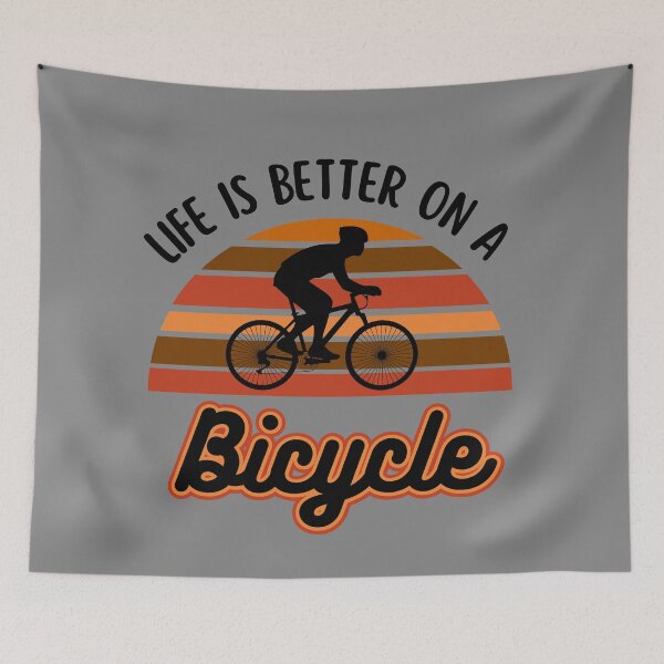Item preview, Life Is Better On A Bicycle designed and sold by BronikowskiART.